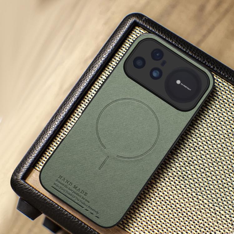 For Huawei nova 15 Ultra Fabric Magnetic PU Back Cover Phone Case