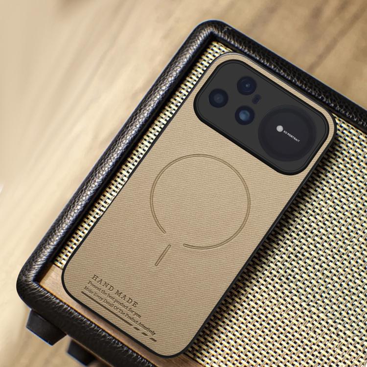 For Huawei nova 15 Ultra Fabric Magnetic PU Back Cover Phone Case