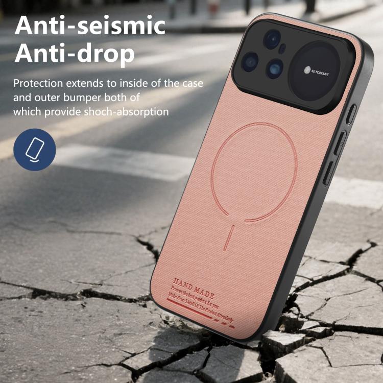 For Huawei nova 15 Ultra Fabric Magnetic PU Back Cover Phone Case