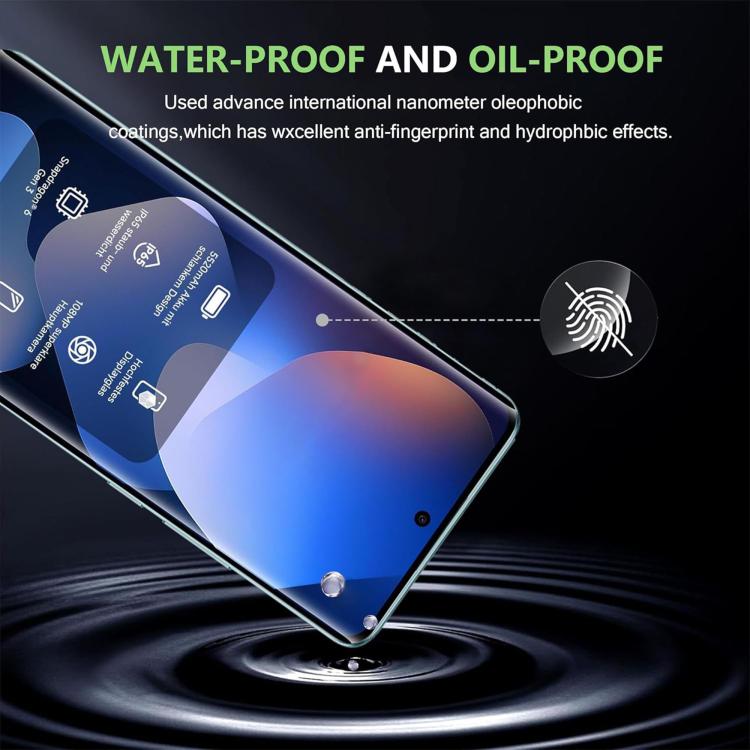 For Xiaomi 13 Ultra Kalebol Curved Full Glue High-Aluminum Full-Coverage Anti-Fingerprint Screen-Printed HD Tempered Glass Film