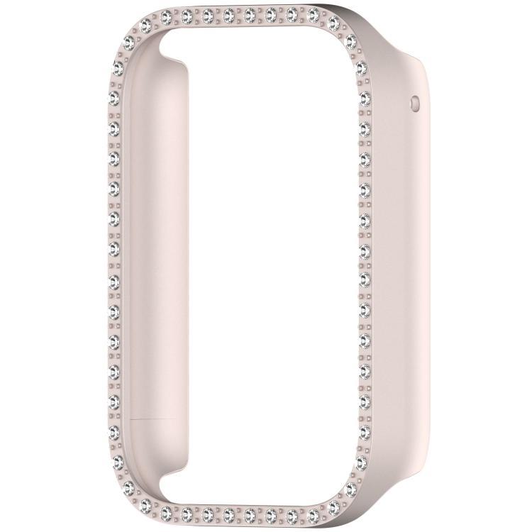 For Xiaomi Smart Band 10 Pro Diamond Half Coverage Hollow PC Watch Protective Case