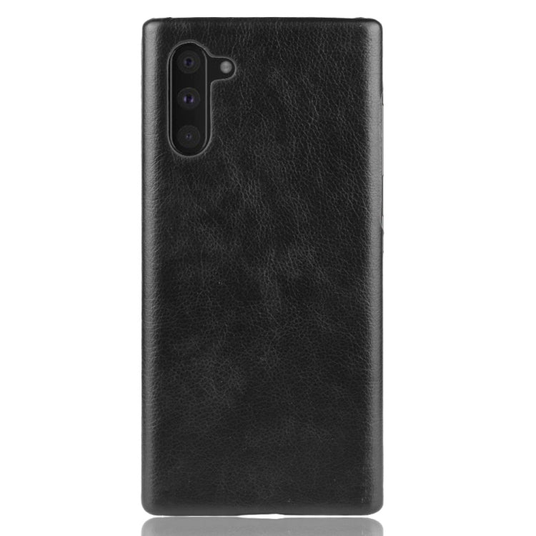 Shockproof Litchi Texture PC + PU Case For Galaxy Note10