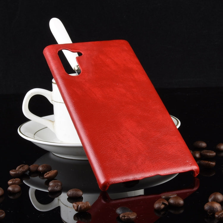 Shockproof Litchi Texture PC + PU Case For Galaxy Note10