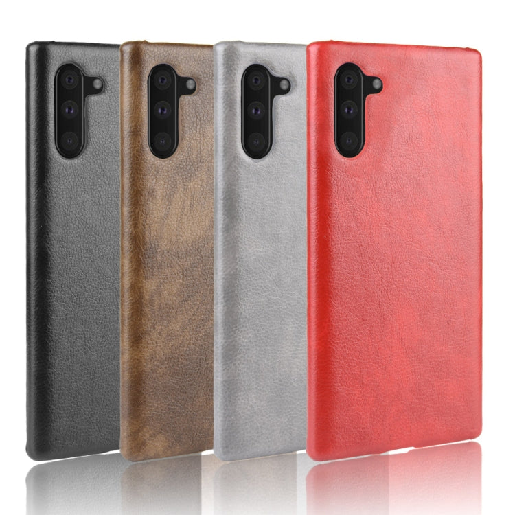 Shockproof Litchi Texture PC + PU Case For Galaxy Note10