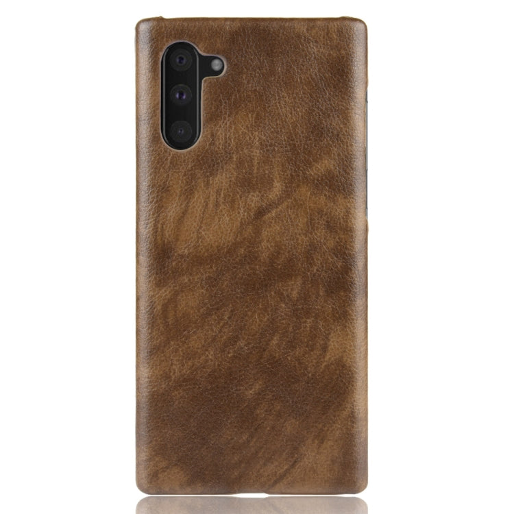 Shockproof Litchi Texture PC + PU Case For Galaxy Note10