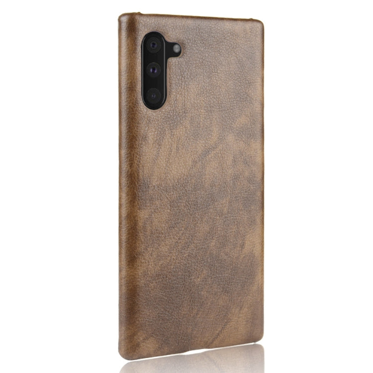 Shockproof Litchi Texture PC + PU Case For Galaxy Note10