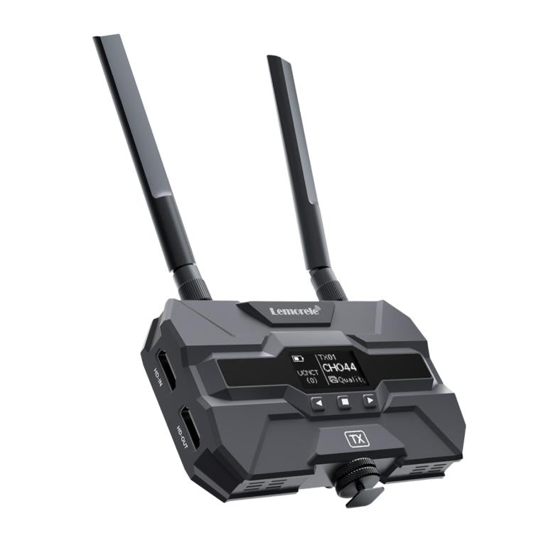 Lemorele R200 Wireless Video Transmitter With Battery 1080P 200M HDMI Loop Out OLED 1TX To 4RX