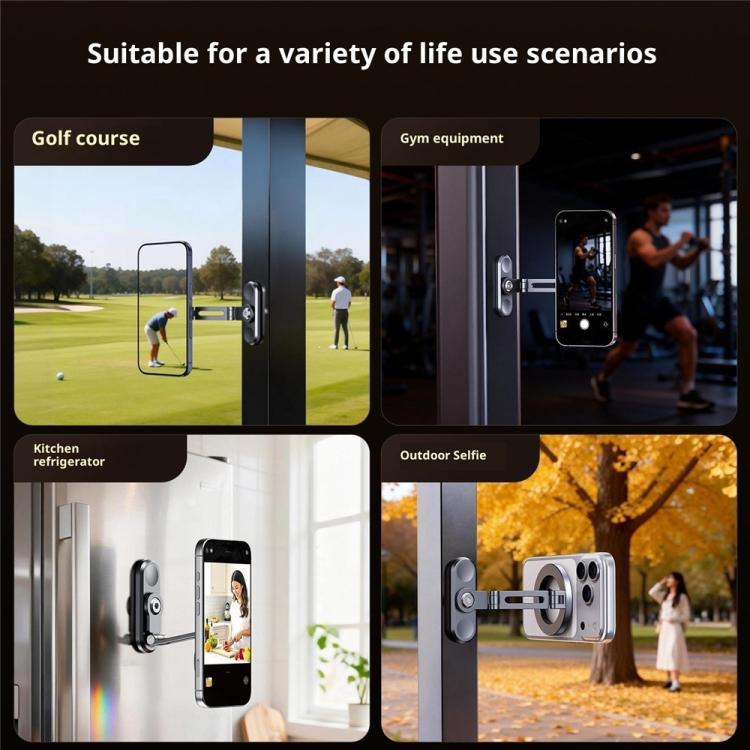 Z25 Foldable Phone Holder 360 Degree Rotating Dual-Sided Magnetic Phone Stand