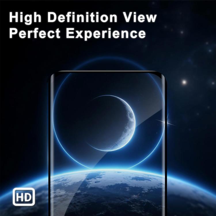 For Honor Magic8 Pro 10pcs Kalebol Curved Full Glue High-Aluminum Full-Coverage Anti-Fingerprint Screen-Printed HD Tempered Glass Film
