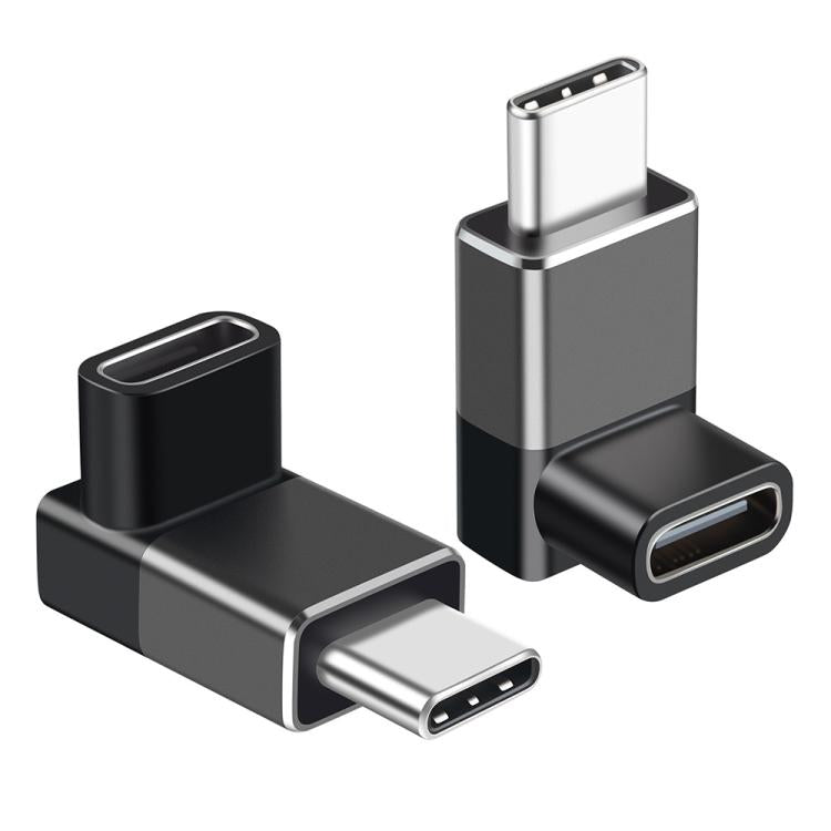 2 Pcs ENKAY ENK-AT132 USB C 90 Degree Adapter 40Gbps USB4 For Thunderbolt 4 / 3 Extension Converter
