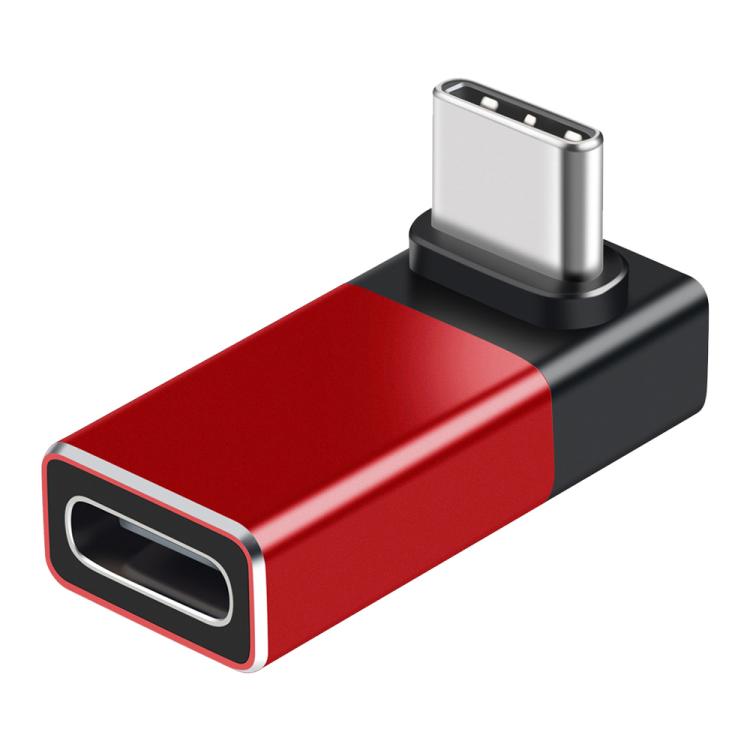 1 Pcs ENKAY ENK-AT133 USB C 90 Degree Adapter 40Gbps USB4 Thunderbolt 4 / 3 Extension Converter