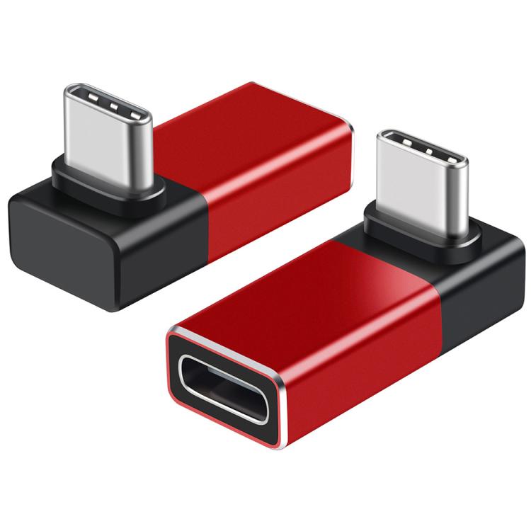 2 Pcs ENKAY ENK-AT133 USB C 90 Degree Adapter 40Gbps USB4 Thunderbolt 4 / 3 Extension Converter