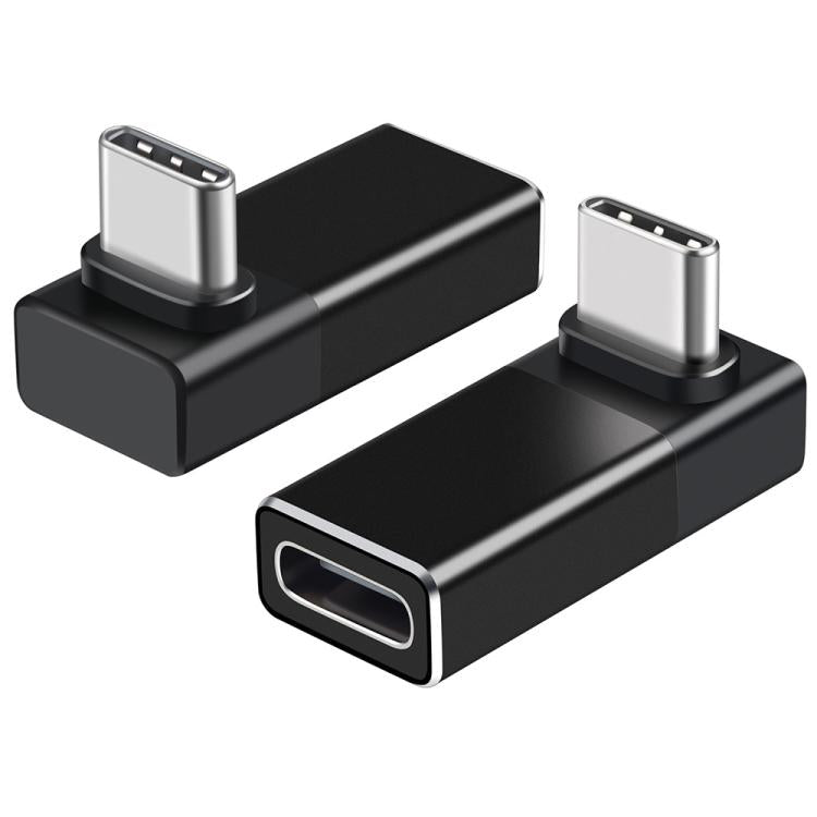 2 Pcs ENKAY ENK-AT133 USB C 90 Degree Adapter 40Gbps USB4 Thunderbolt 4 / 3 Extension Converter