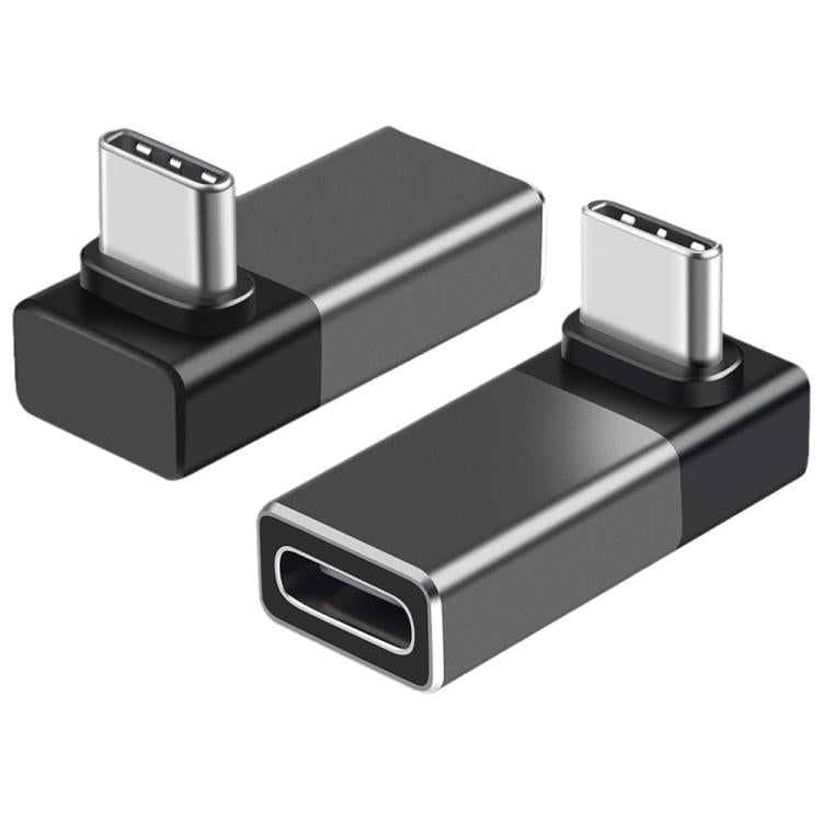 2 Pcs ENKAY ENK-AT133 USB C 90 Degree Adapter 40Gbps USB4 Thunderbolt 4 / 3 Extension Converter