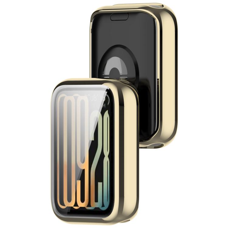 For Xiaomi Smart Band 10 Pro Electroplated TPU Full Coverage Watch Protective Case