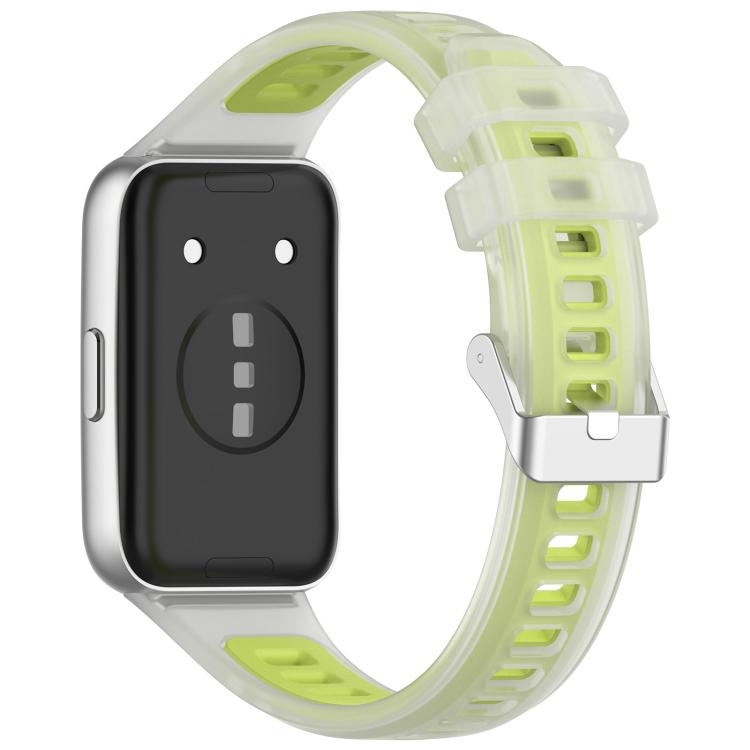 For Huawei Band 11 / Band 11 Pro Translucent Jelly Silicone Watch Band