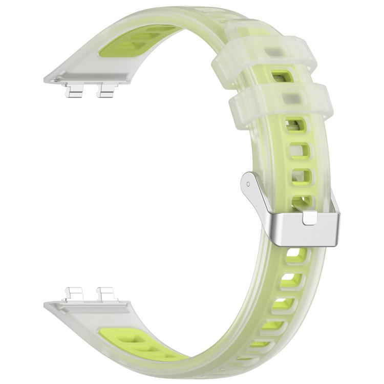 For Huawei Band 11 / Band 11 Pro Translucent Jelly Silicone Watch Band