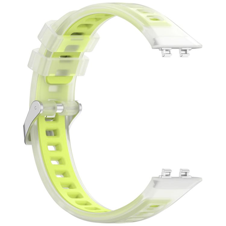 For Huawei Band 11 / Band 11 Pro Translucent Jelly Silicone Watch Band