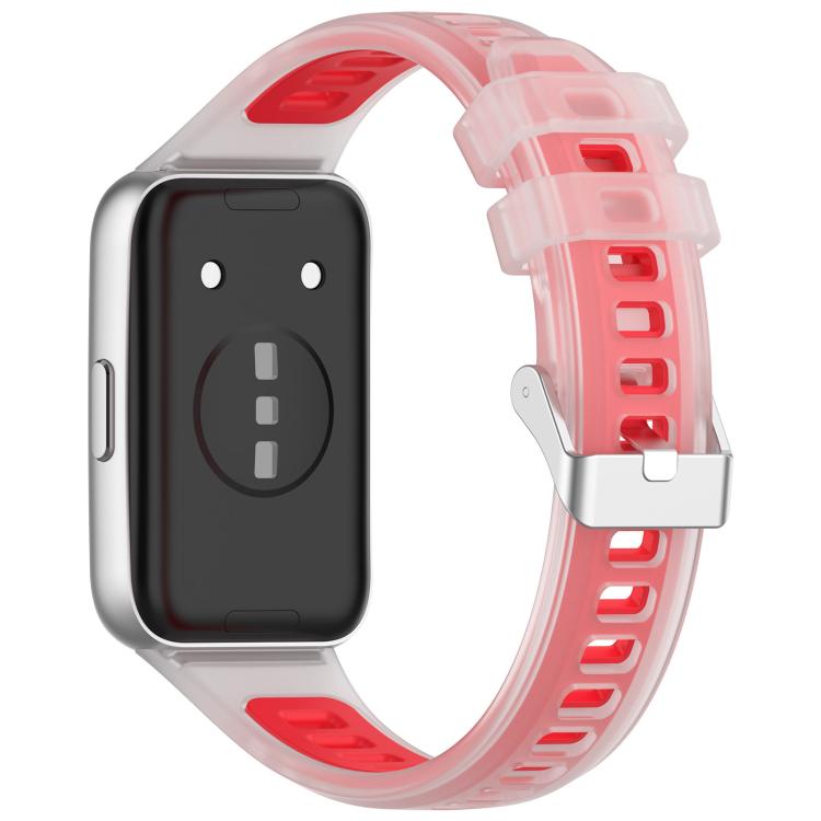 For Huawei Band 11 / Band 11 Pro Translucent Jelly Silicone Watch Band