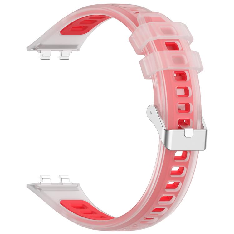 For Huawei Band 11 / Band 11 Pro Translucent Jelly Silicone Watch Band