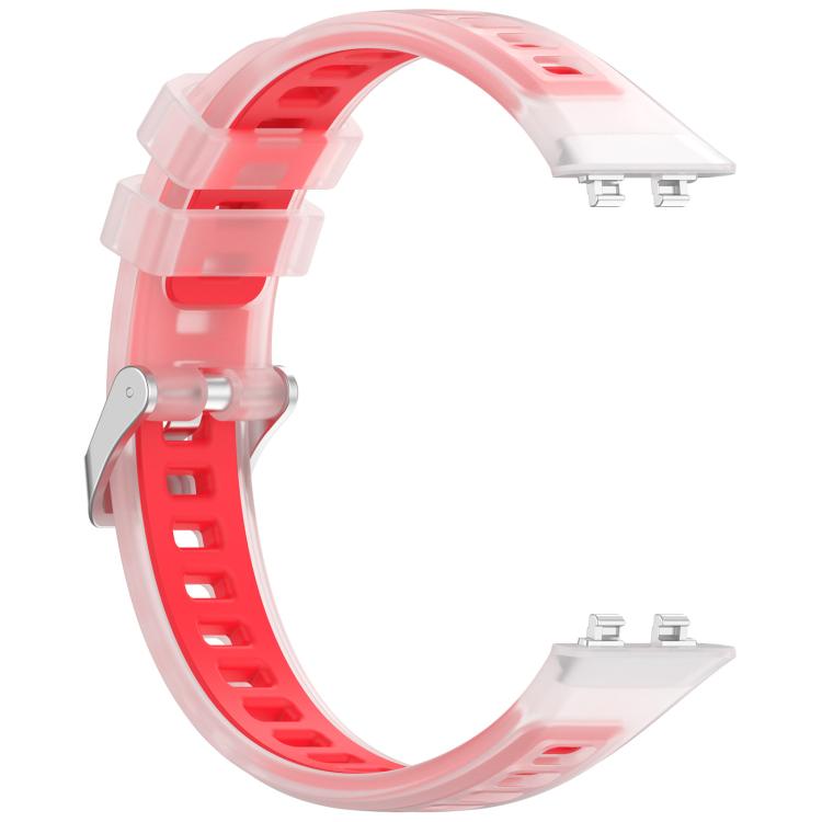 For Huawei Band 11 / Band 11 Pro Translucent Jelly Silicone Watch Band