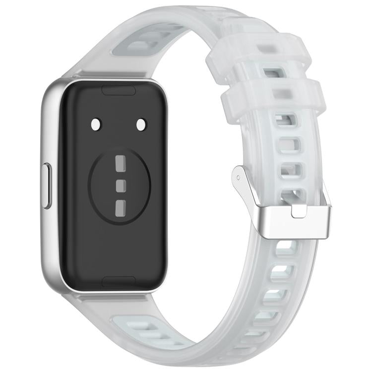 For Huawei Band 11 / Band 11 Pro Translucent Jelly Silicone Watch Band