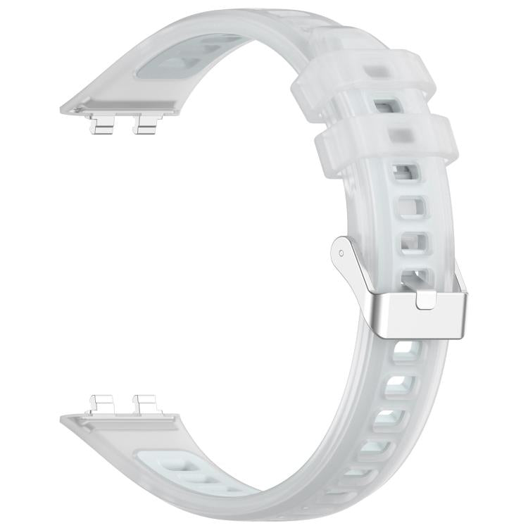 For Huawei Band 11 / Band 11 Pro Translucent Jelly Silicone Watch Band