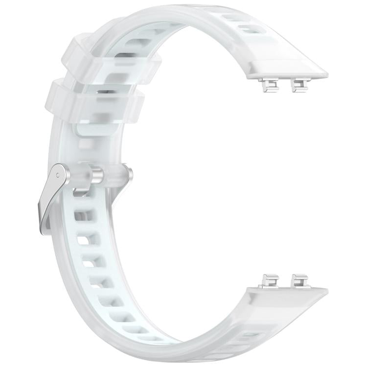 For Huawei Band 11 / Band 11 Pro Translucent Jelly Silicone Watch Band