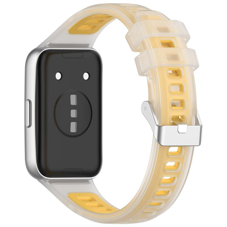 For Huawei Band 11 / Band 11 Pro Translucent Jelly Silicone Watch Band