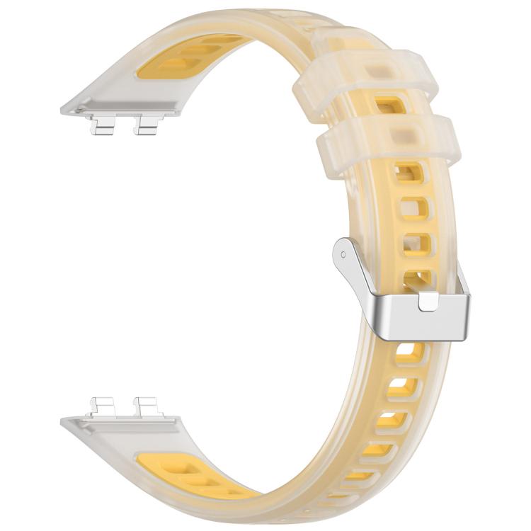 For Huawei Band 11 / Band 11 Pro Translucent Jelly Silicone Watch Band