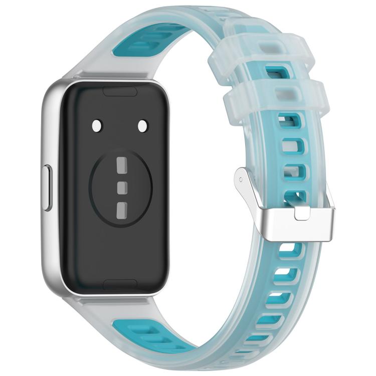For Huawei Band 11 / Band 11 Pro Translucent Jelly Silicone Watch Band
