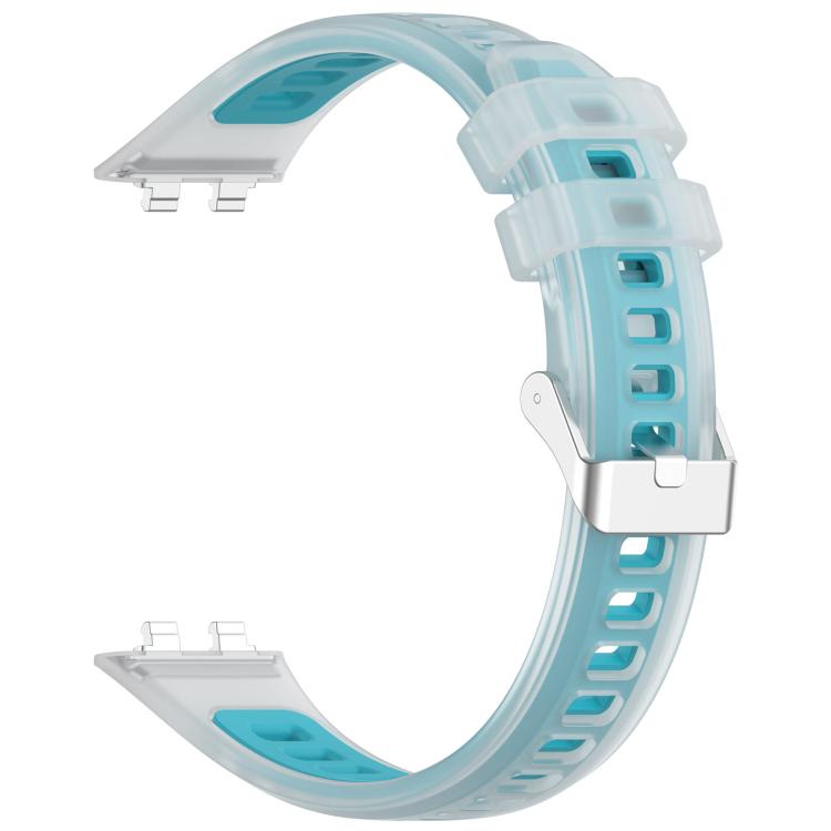 For Huawei Band 11 / Band 11 Pro Translucent Jelly Silicone Watch Band