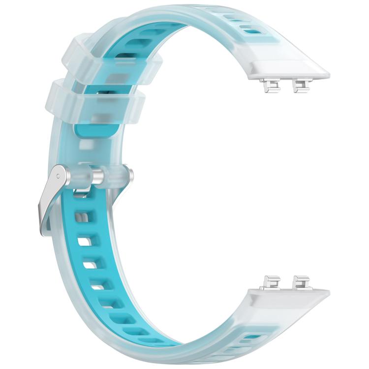 For Huawei Band 11 / Band 11 Pro Translucent Jelly Silicone Watch Band