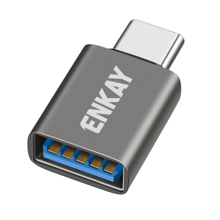 ENKAY ENK-AT134 10Gbps Female USB 3.2 A to Male USB C Data Adapter Aluminum Alloy Converter