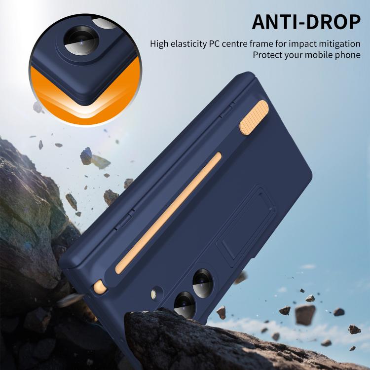 For Galaxy Z Fold8 Ultra 5G Jinghong Foldable Holder Hinge Shockproof Phone Case with Pen