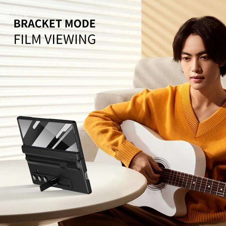 For Galaxy Z Fold8 Ultra 5G Jinghong Foldable Holder Hinge Shockproof Phone Case with Pen