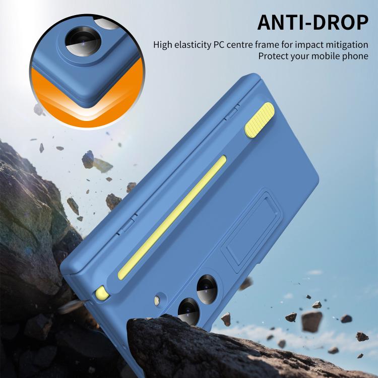 For Galaxy Z Fold8 Ultra 5G Jinghong Foldable Holder Hinge Shockproof Phone Case with Pen