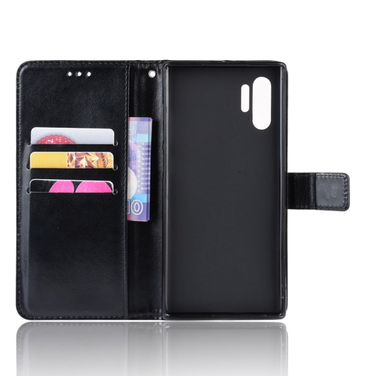 For Galaxy Note10+ Retro Crazy Horse Texture Horizontal Flip Leather Case with Holder & Card Slots & Photo Frame