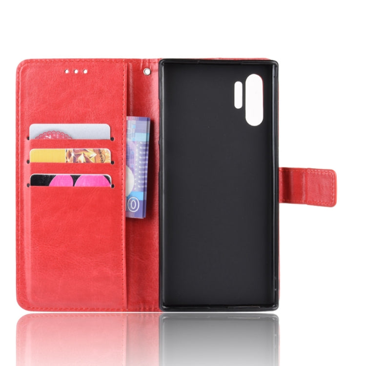 For Galaxy Note10+ Retro Crazy Horse Texture Horizontal Flip Leather Case with Holder & Card Slots & Photo Frame