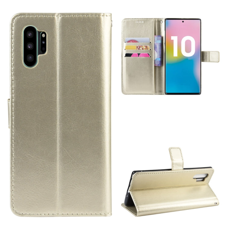 For Galaxy Note10+ Retro Crazy Horse Texture Horizontal Flip Leather Case with Holder & Card Slots & Photo Frame