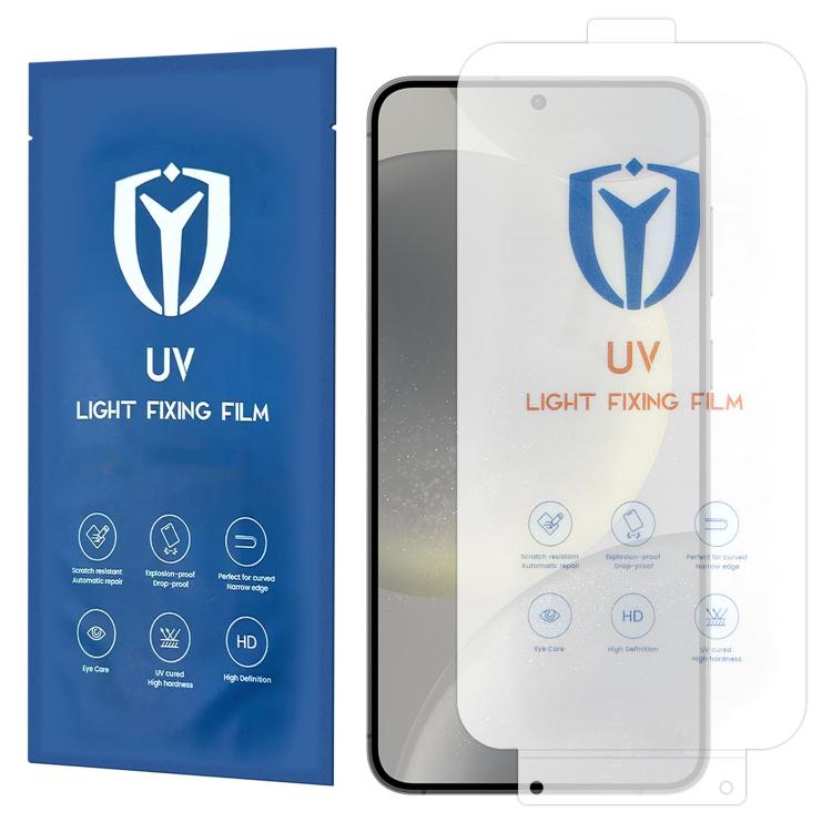 For Galaxy S24+ 5G Ultra-Thin Full-Screen Coverage Full Glue HD UV Curing Film