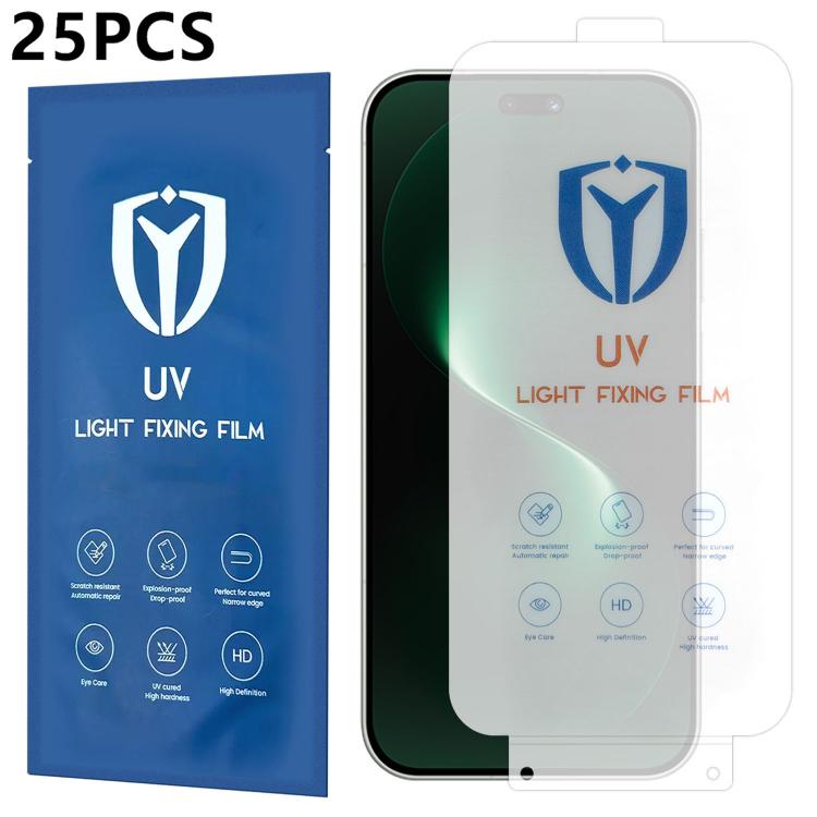 For Huawei nova 15 Pro 25pcs Ultra-Thin Full-Screen Coverage Full Glue HD UV Curing Film