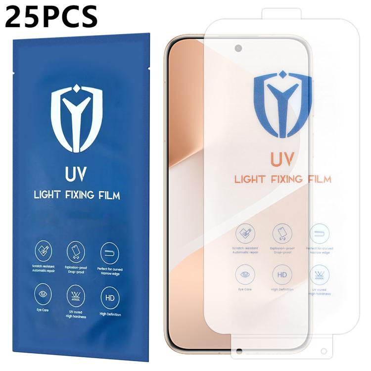 For Huawei Pura 80 Pro 5G 25pcs Ultra-Thin Full-Screen Coverage Full Glue HD UV Curing Film