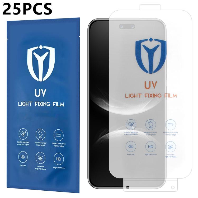 For Huawei nova 14 Pro 25pcs Ultra-Thin Full-Screen Coverage Full Glue HD UV Curing Film