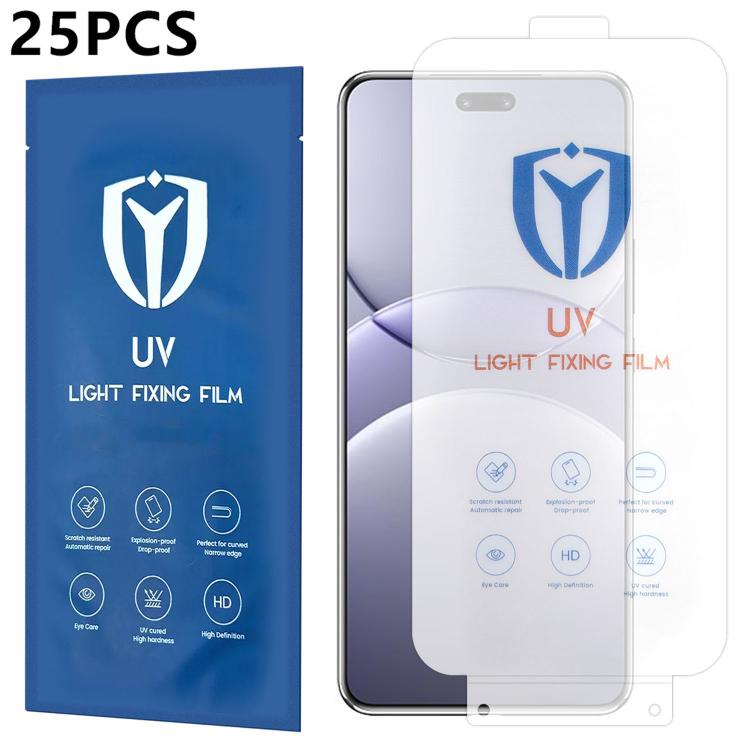 For Huawei nova 13 Pro 25pcs Ultra-Thin Full-Screen Coverage Full Glue HD UV Curing Film