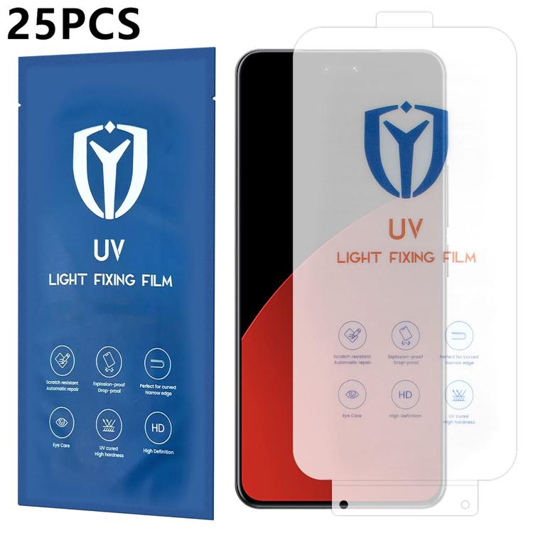 For Xiaomi Civi 4 Pro 25pcs Ultra-Thin Full-Screen Coverage Full Glue HD UV Curing Film