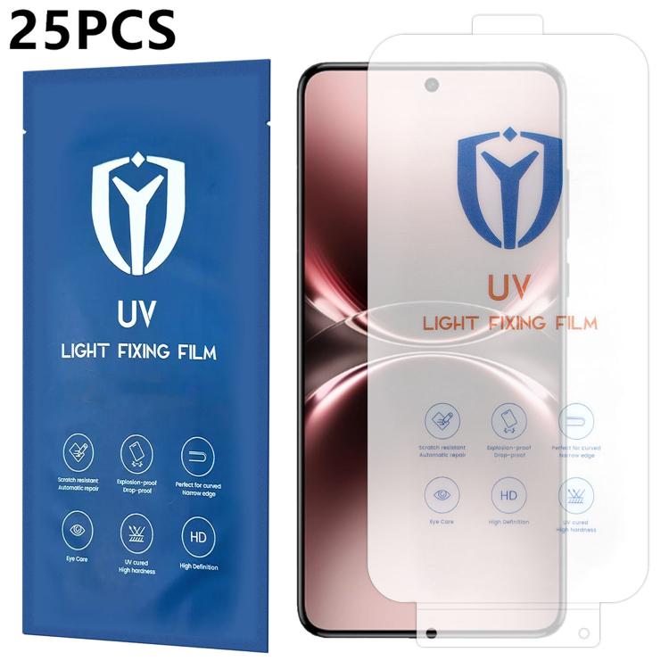 For vivo X200 Ultra 25pcs Ultra-Thin Full-Screen Coverage Full Glue HD UV Curing Film