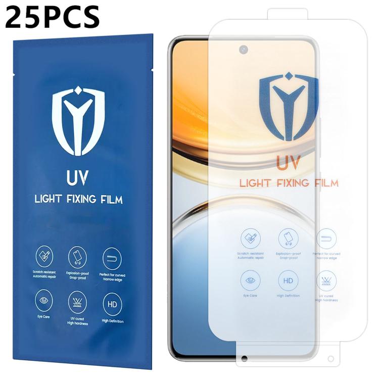 For vivo Y300 Pro 25pcs Ultra-Thin Full-Screen Coverage Full Glue HD UV Curing Film