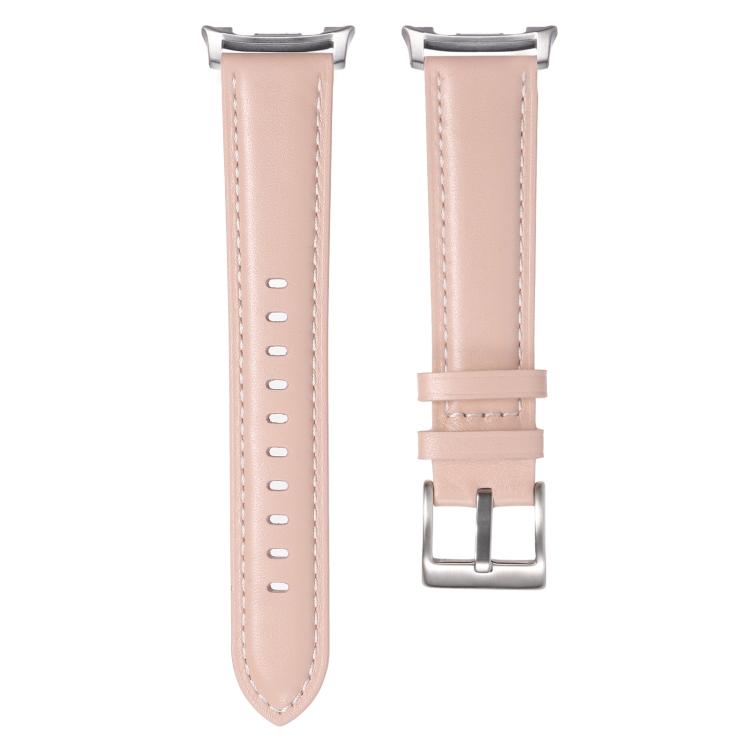 For Samsung Galaxy Watch8 / Watch8 Classic Pointed Tail Genuine Leather Watch Band