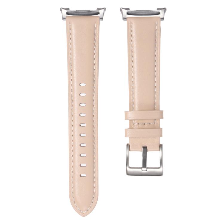 For Samsung Galaxy Watch8 / Watch8 Classic Pointed Tail Genuine Leather Watch Band